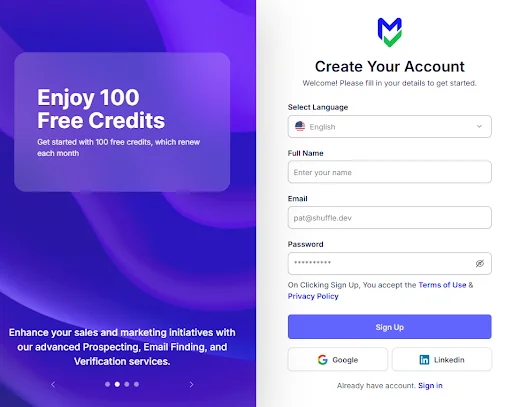 Sign Up or Log In