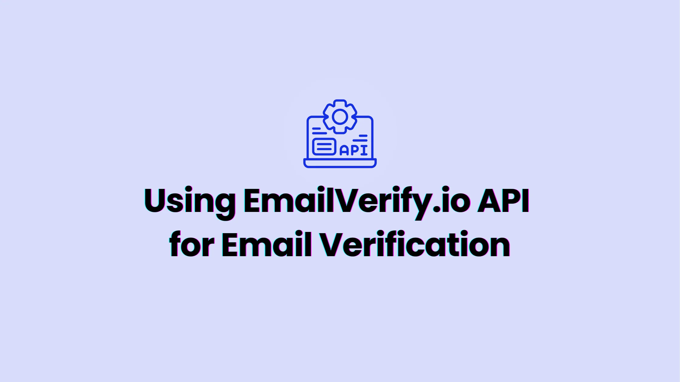 Api for email verification