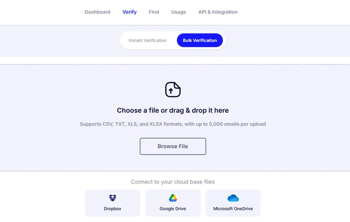 Bulk Email Verification