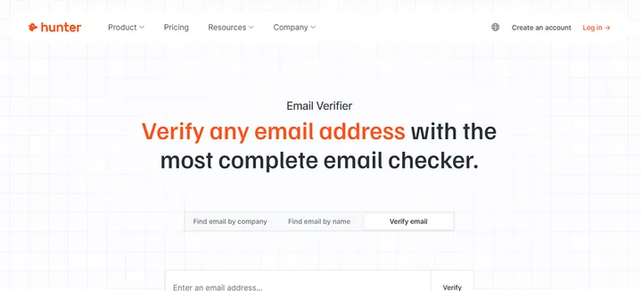 Hunter.io Email Verification