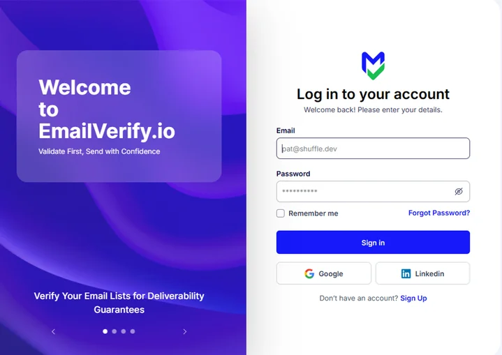 Sign Up or Log In