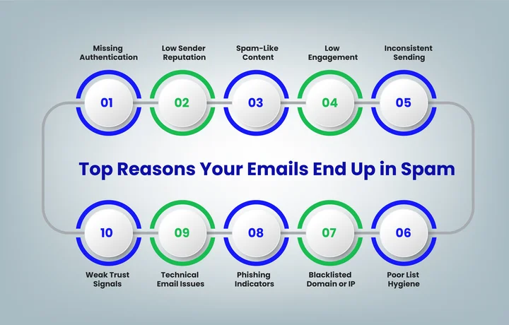 What Are the Common Reasons Your Emails Get Flagged as Spam
