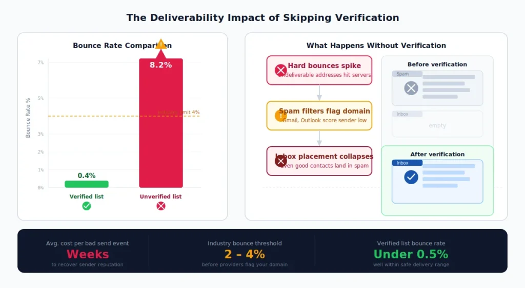 The Deliverability Impact: How Does Verification Save Your Reputation