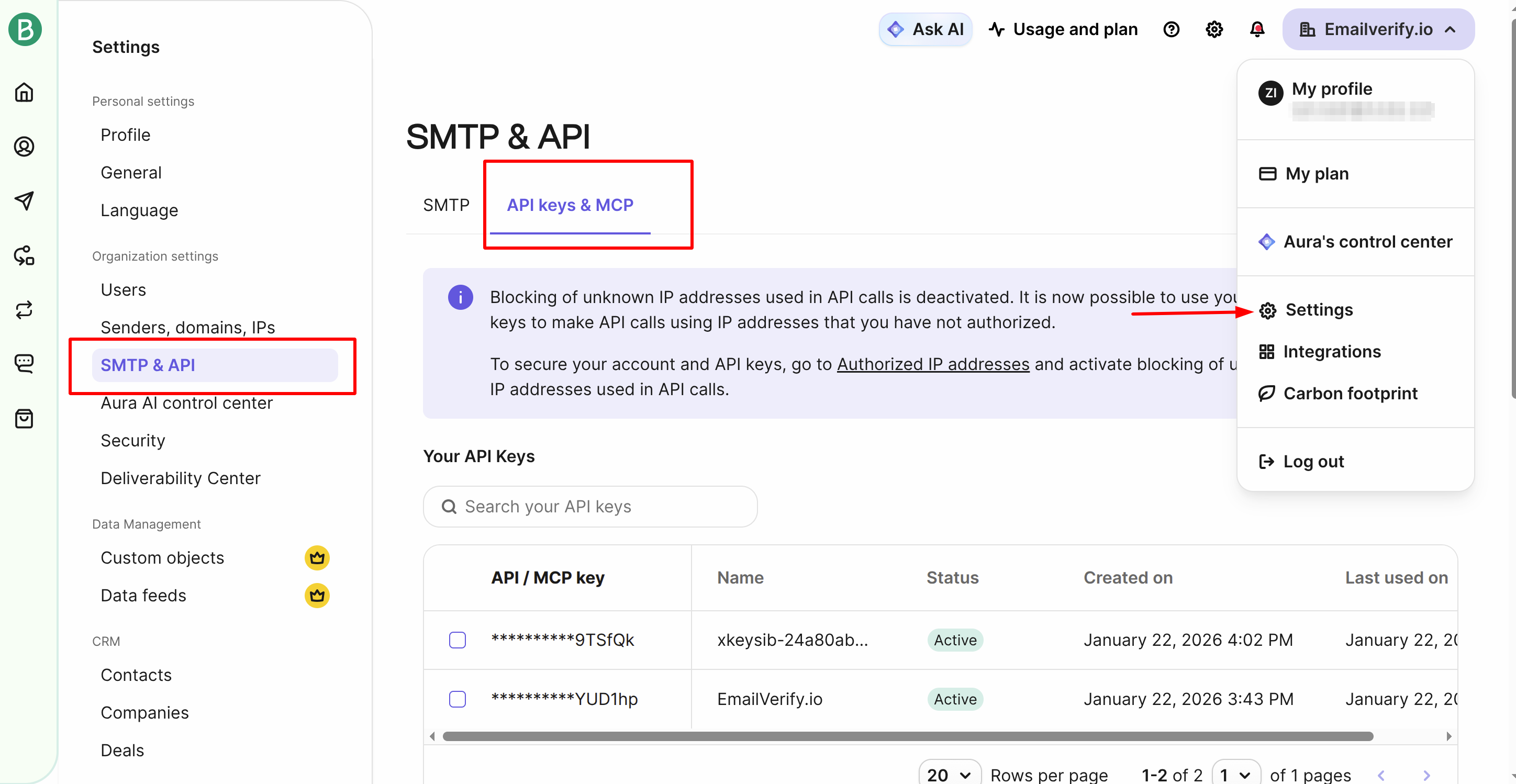 Step 3: Step 3: Get API KEY