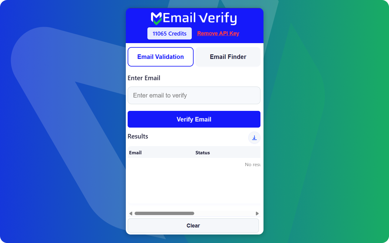 Step 5: Passo 5: Validar qualquer Email