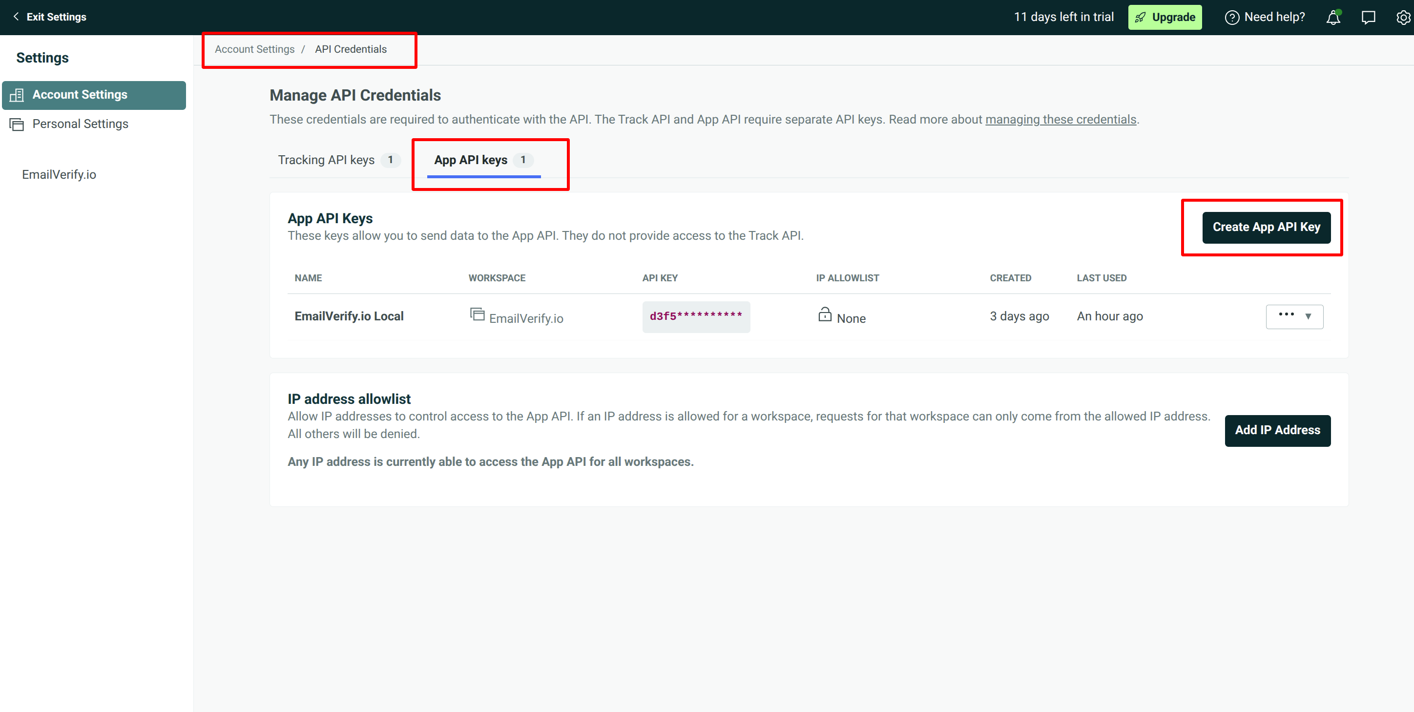 Step 6: Passo 6: Gerar APP API Key