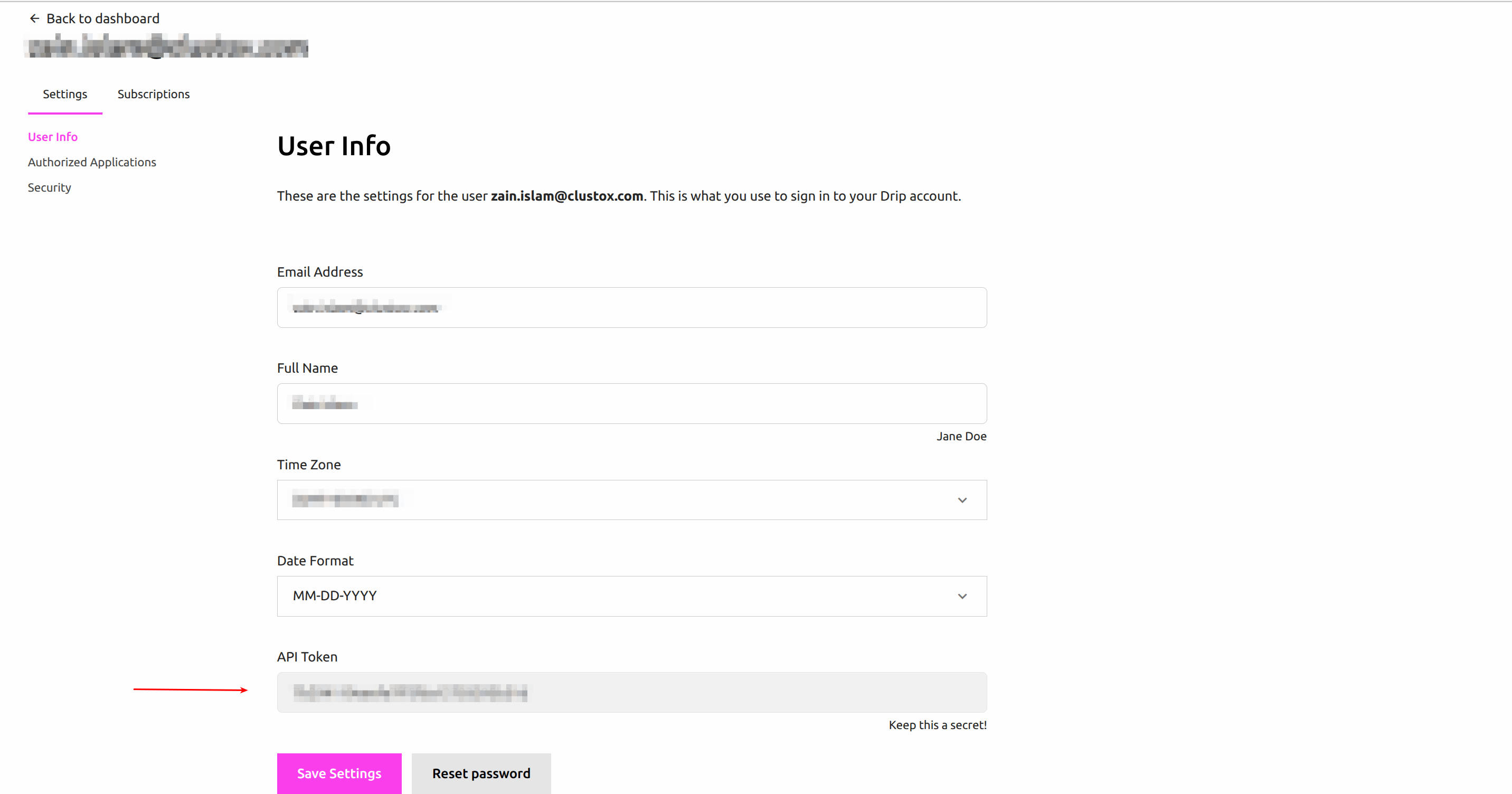 Step 4: Passo 4: Copie seu Token de API
