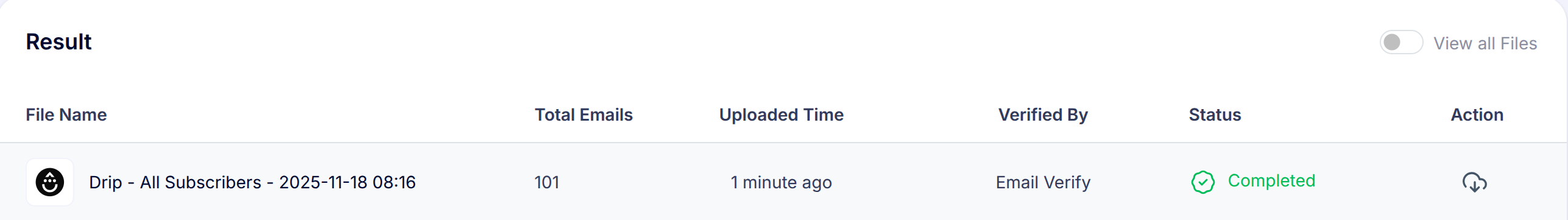 Step 8: Passo 8: Baixe os Resultados