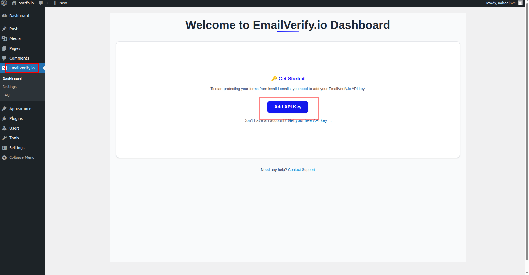 Step 3: Step 3: Enter API Key in WordPress