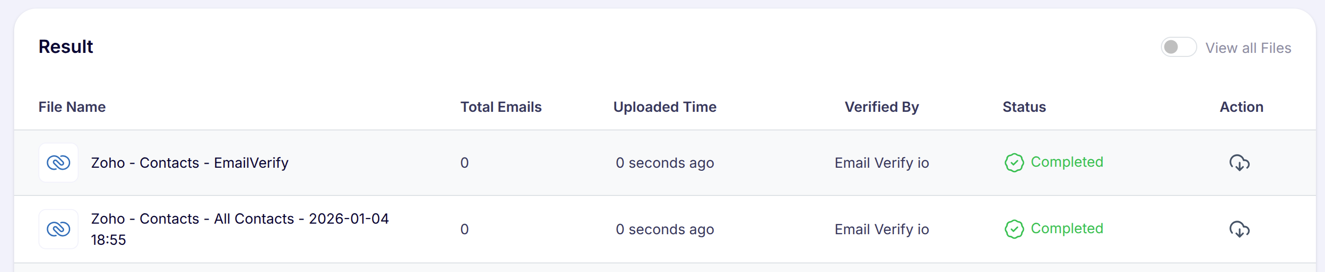 Step 7: Step 7: Download Results